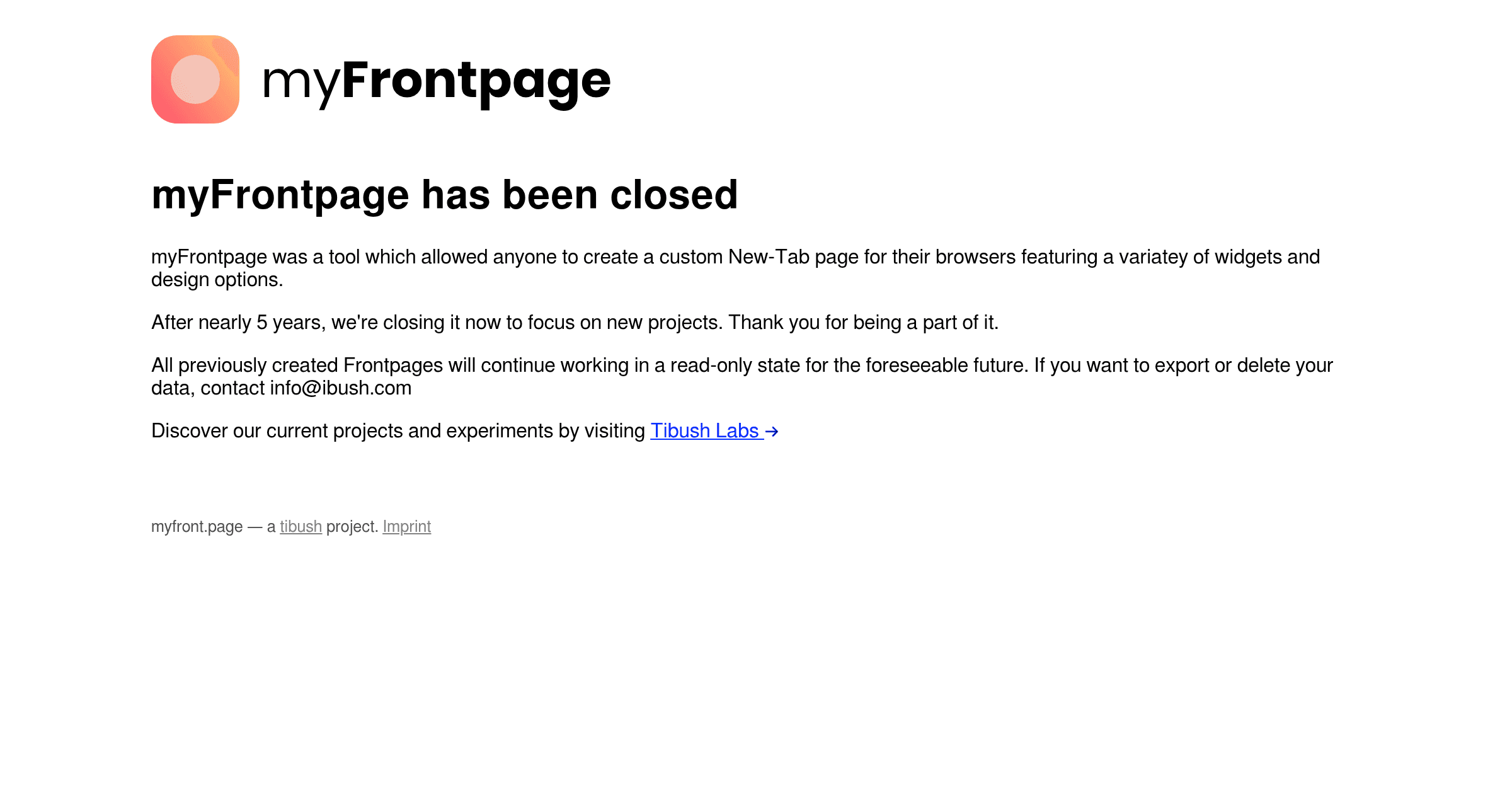 Myfront OG image