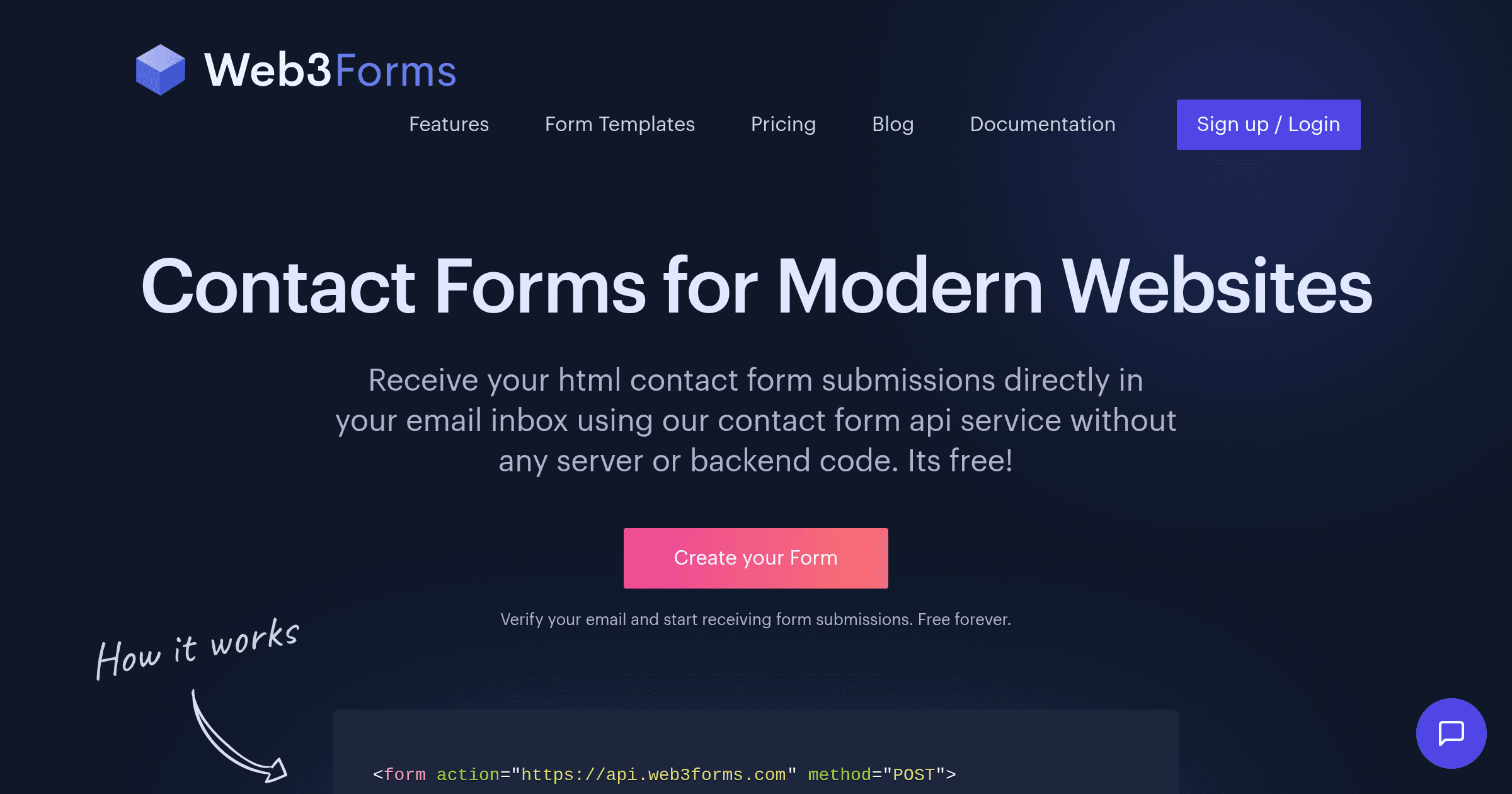 Web3forms OG image