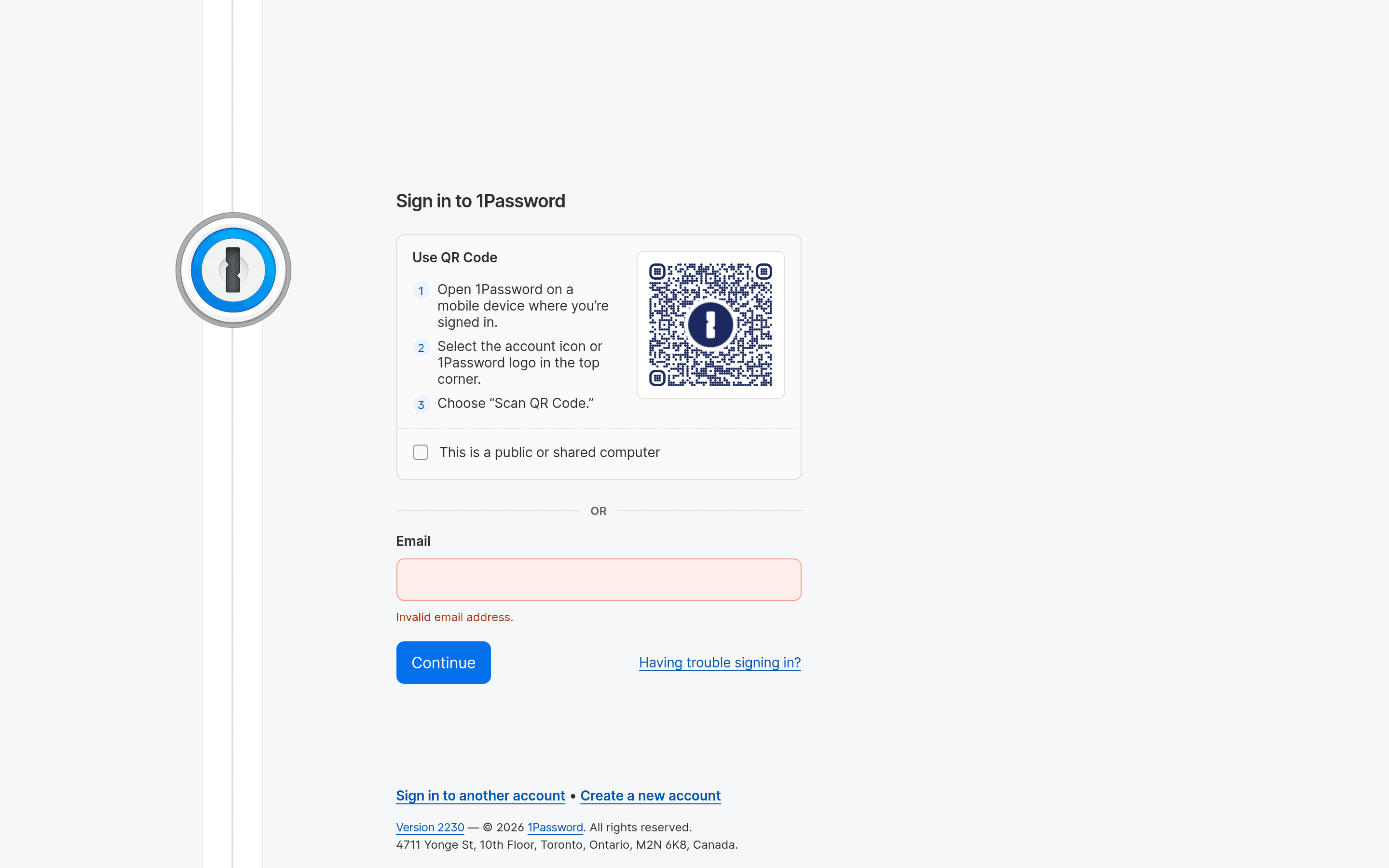 1Password Future saas landing page screenshot