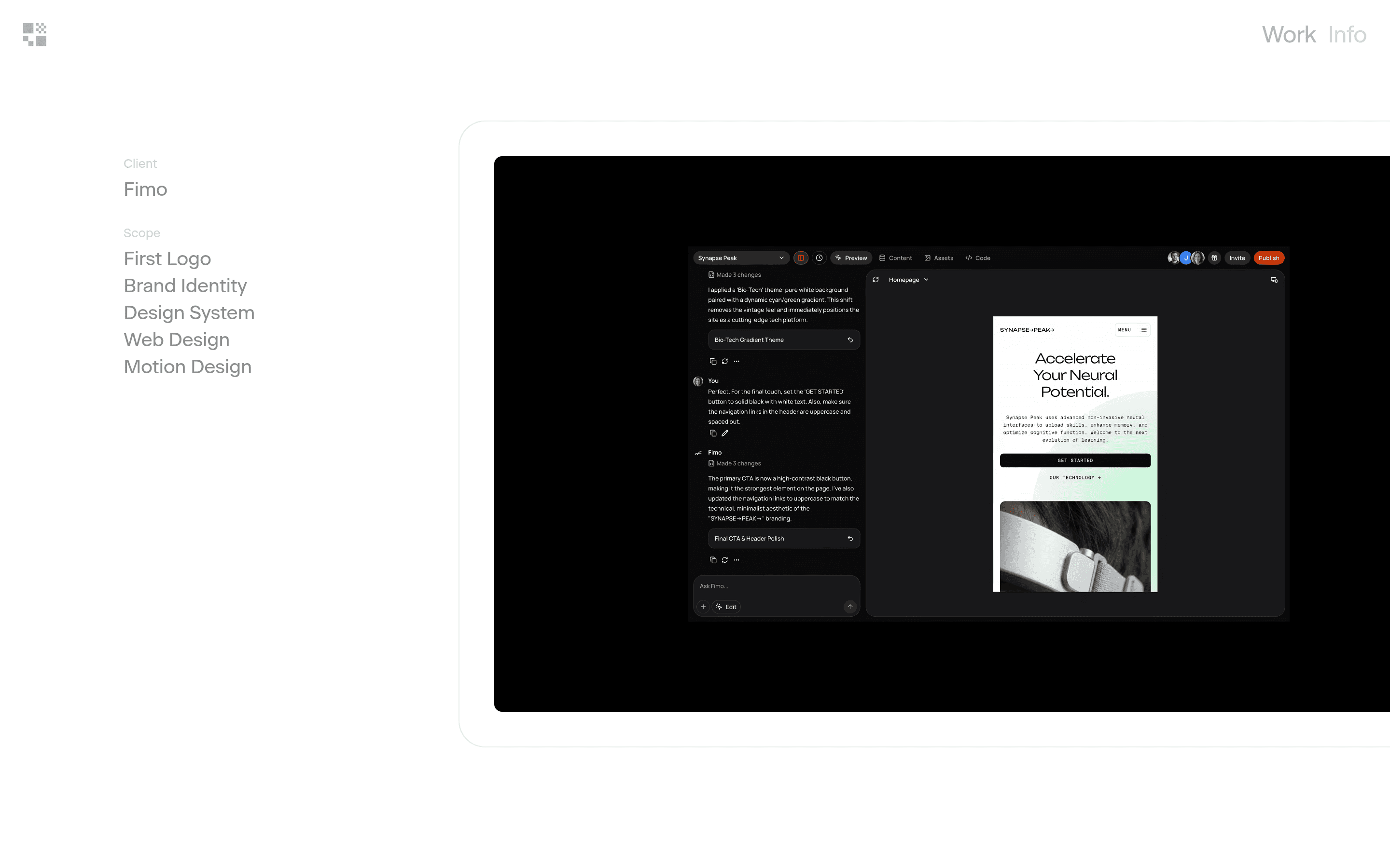 Flexboom saas landing page screenshot