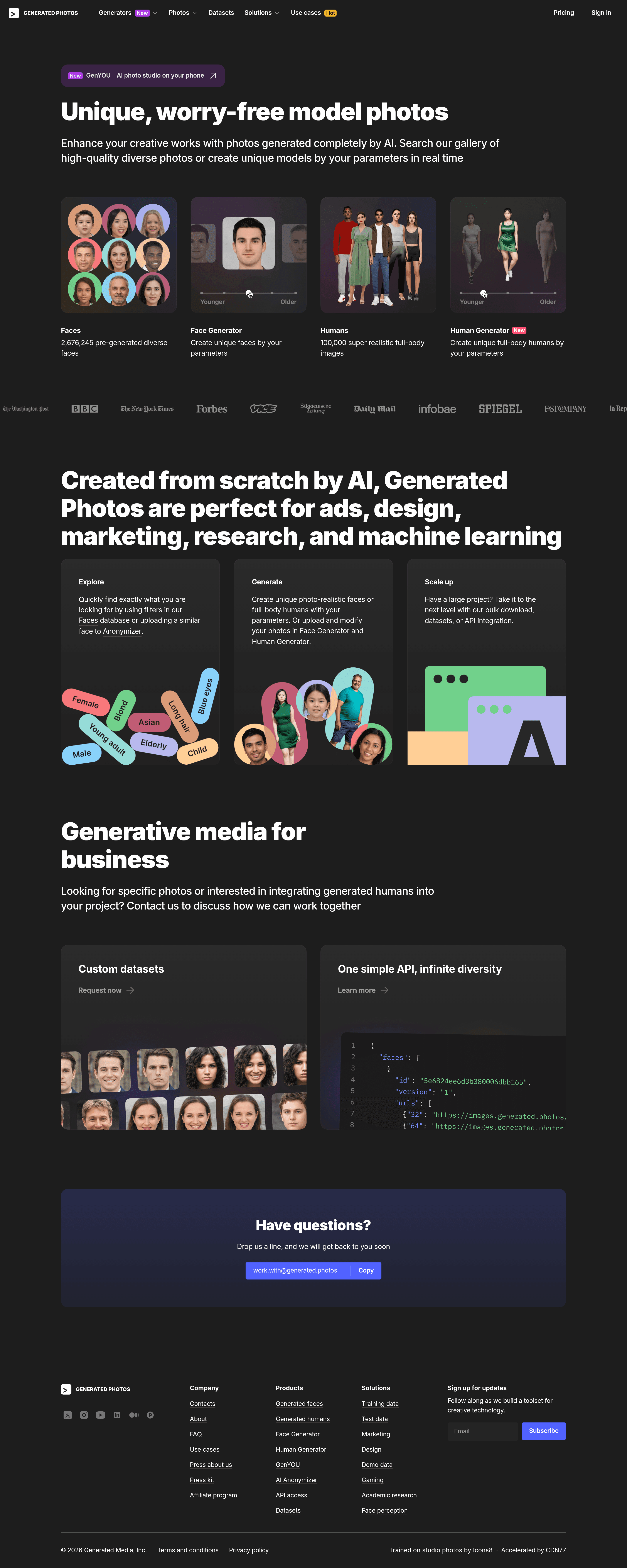 Generated saas landing page screenshot