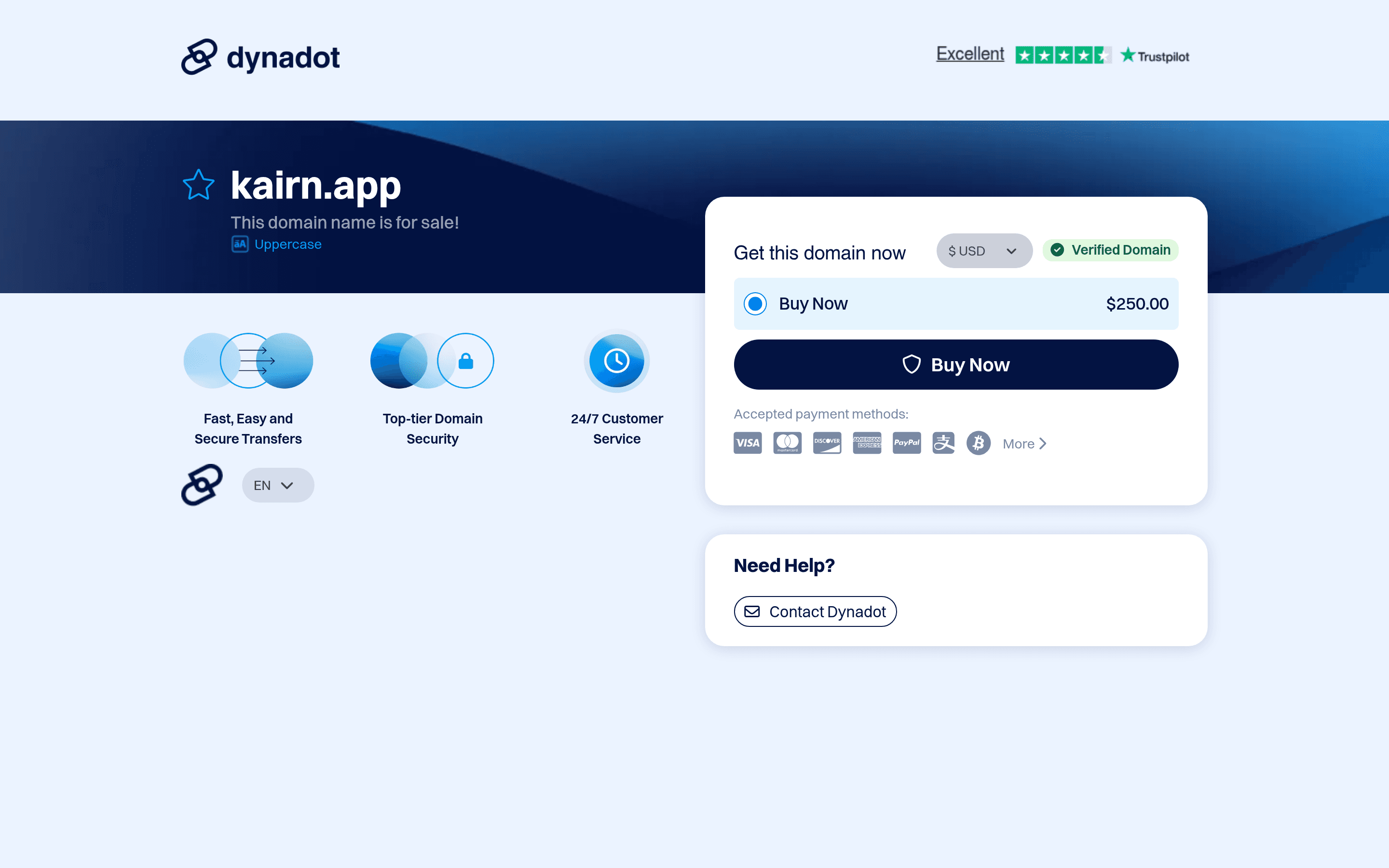 Kairn saas landing page screenshot