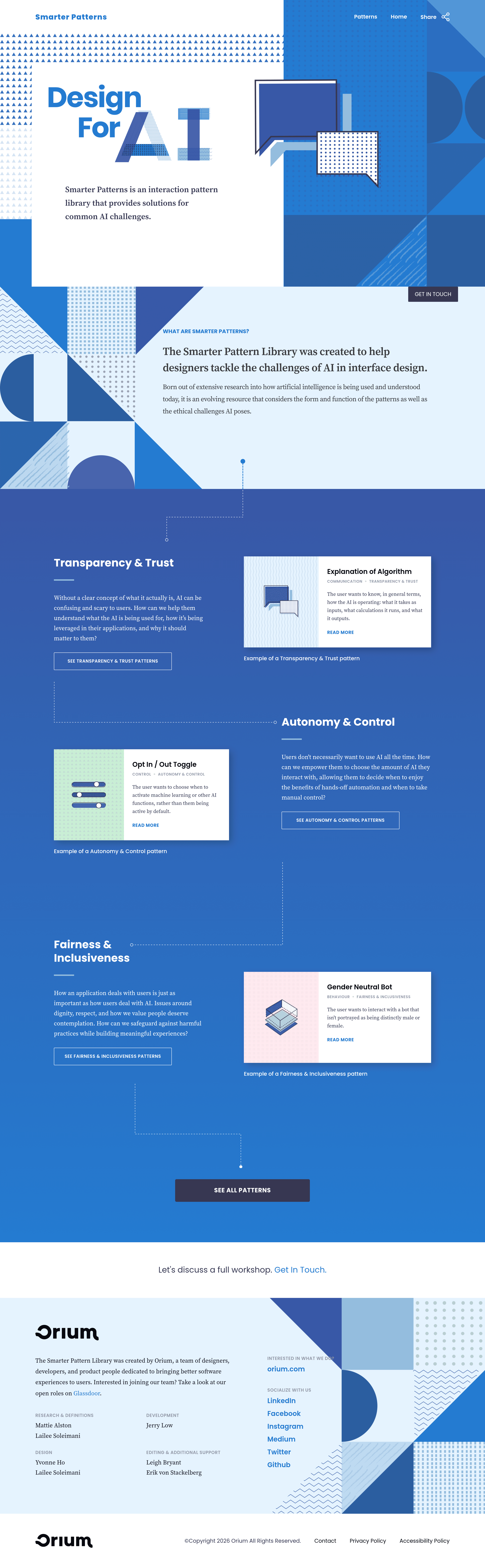 Smarterpatterns saas landing page screenshot