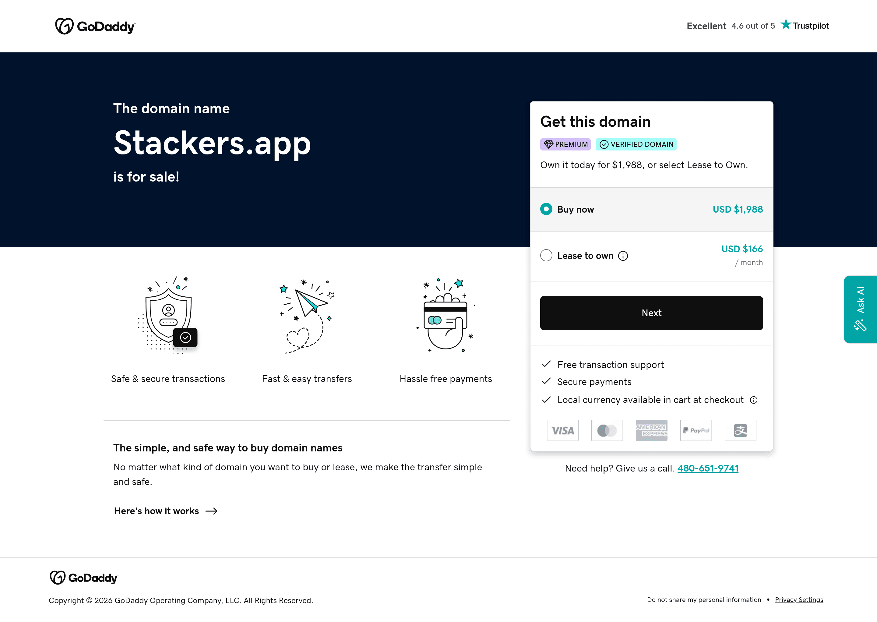 Stackers saas landing page screenshot